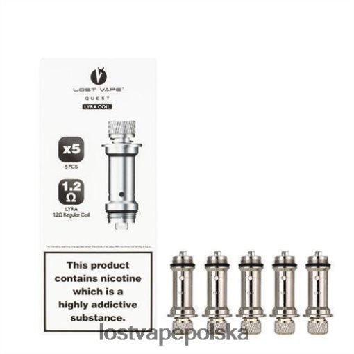 Lost Vape Lyra cewki zamienne (5 szt.) zwykła cewka 1,2 oma J4L2R432 Lost Vape Warszawa