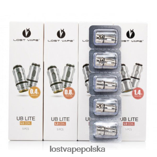 Lost Vape UB cewki lite (5 szt.) l1 0,4 oma J4L2R5 Lost Vape Wholesale