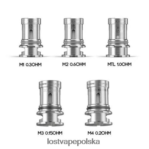 Lost Vape Ultra cewki wzmacniające (5 szt.) m1 v2 0,3 oma J4L2R346 Lost Vape Review Polska