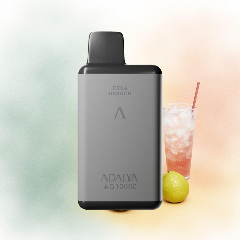Adalya AD 10000 Puffs Cola Smok z gumowaną powłoką i światłem LED