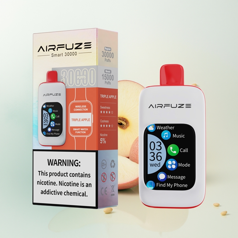 AirFuze Smart 30000 Puffs Potrójne Jabłko 900mAh Type-C