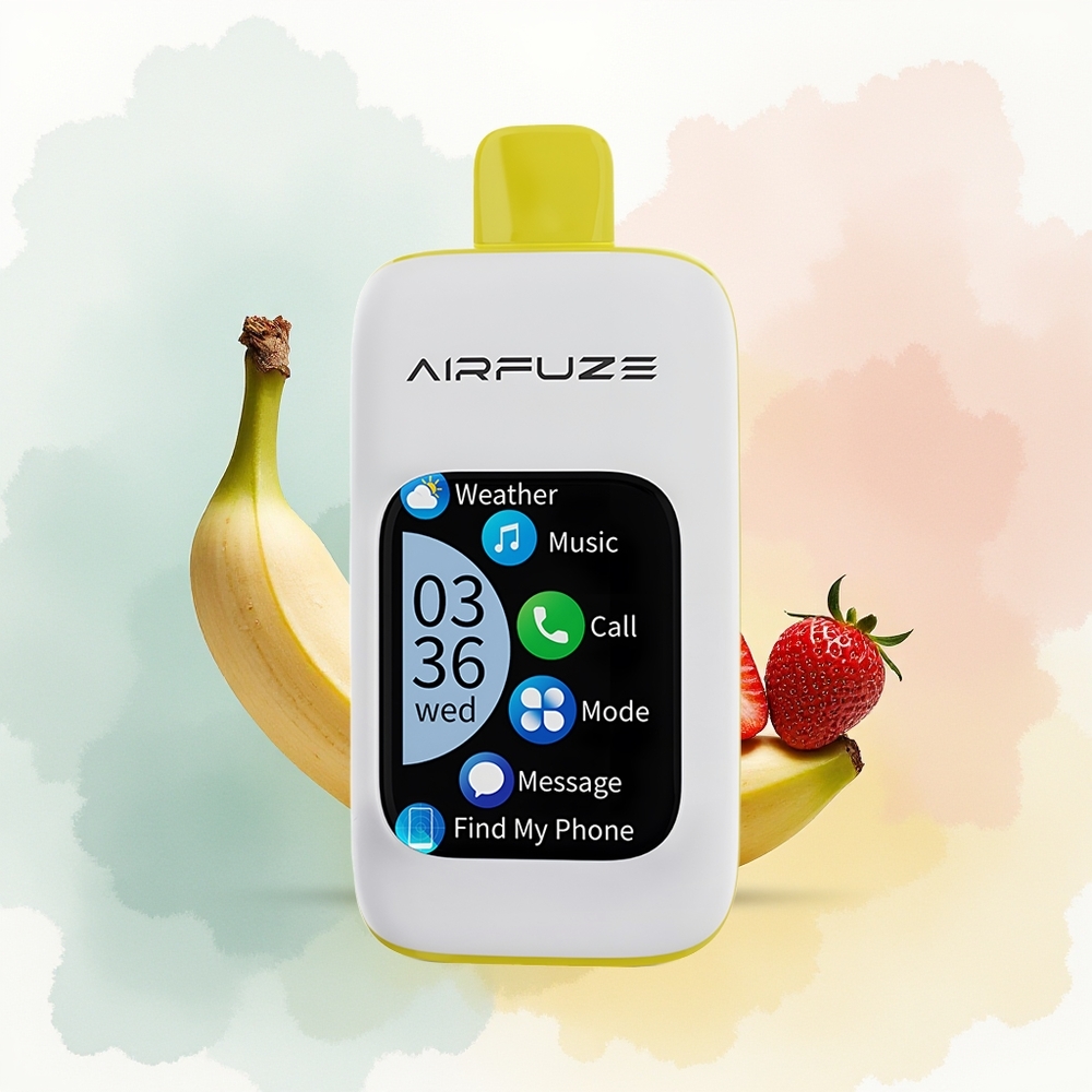 AirFuze Smart 30000 Puffs Truskawkowo-Bananowy Smart 900mAh Type-C