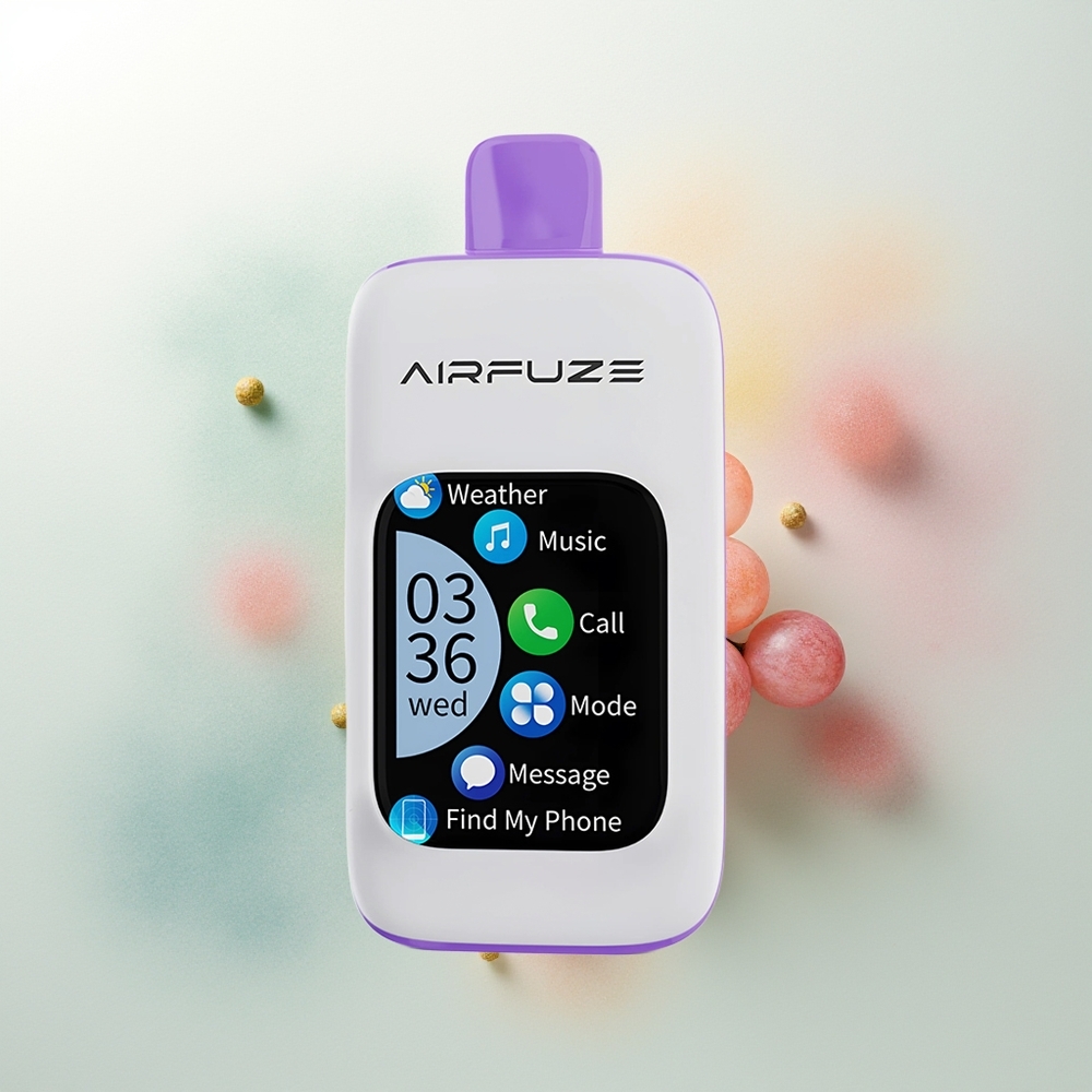 AirFuze Smart Pro 40000 Puffs Winogronowy Wybuch z 900mAh i Trybami Vapingu