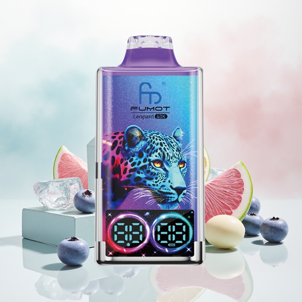 Fumot Leopard 40K Puffs Borówka na Lodzie 5% Dual Mesh