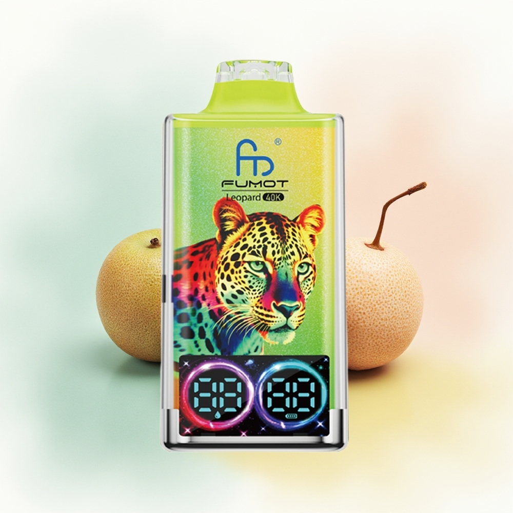 Fumot Leopard 40K Puffs Kiwi Marakuja Guawa Dual Mesh 5%