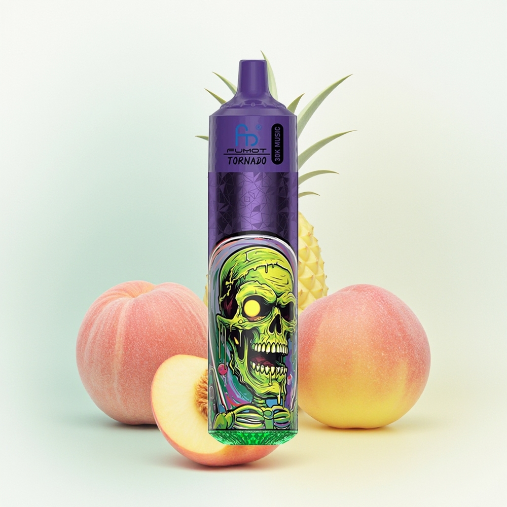 Fumot Randm Tornado 30000 Puffs Brzoskwinia Mango Ananas 30mL 1.0 Ohm