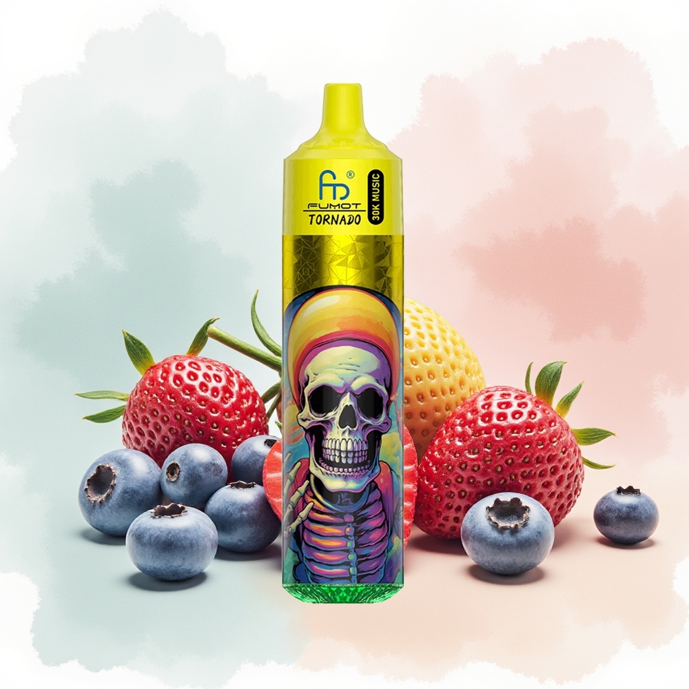 Fumot Randm Tornado 30000 Puffs Truskawka Borówka Malina 30mL 1.0 Ohm