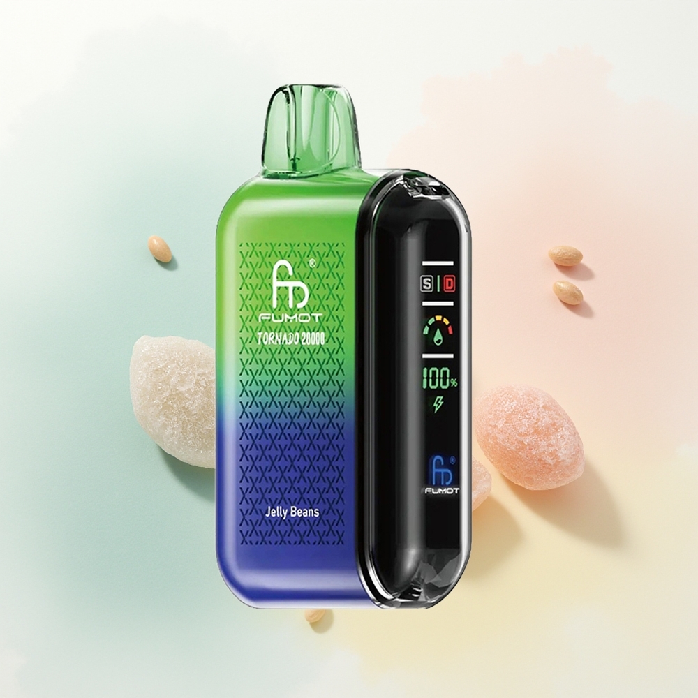 Fumot Tornado 20000 Puffs Żelki Dual Mesh z Kontrolą Ciągu