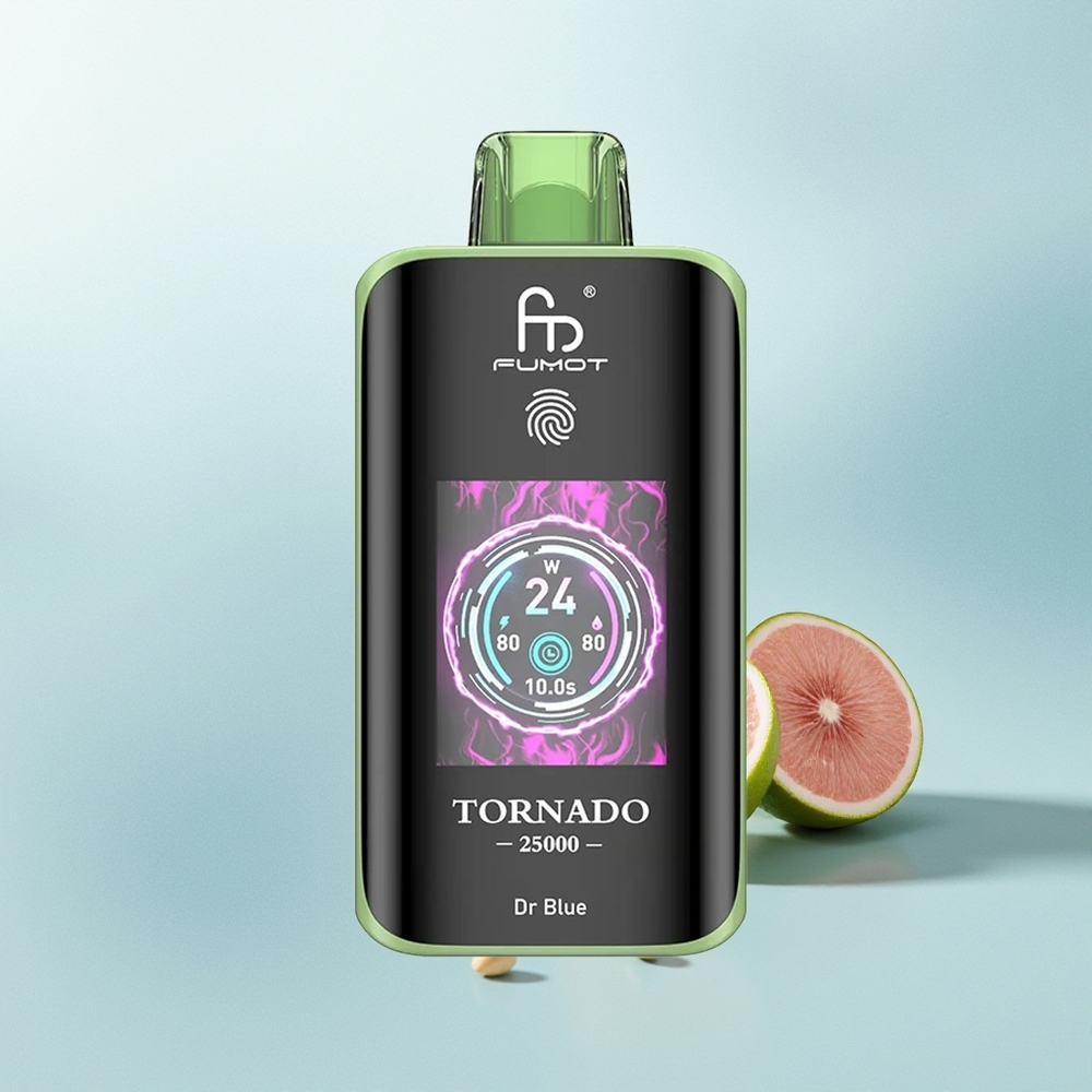 Fumot Tornado 25000 Puffs Dr Blue Ekran HD Akumulator 700mAh