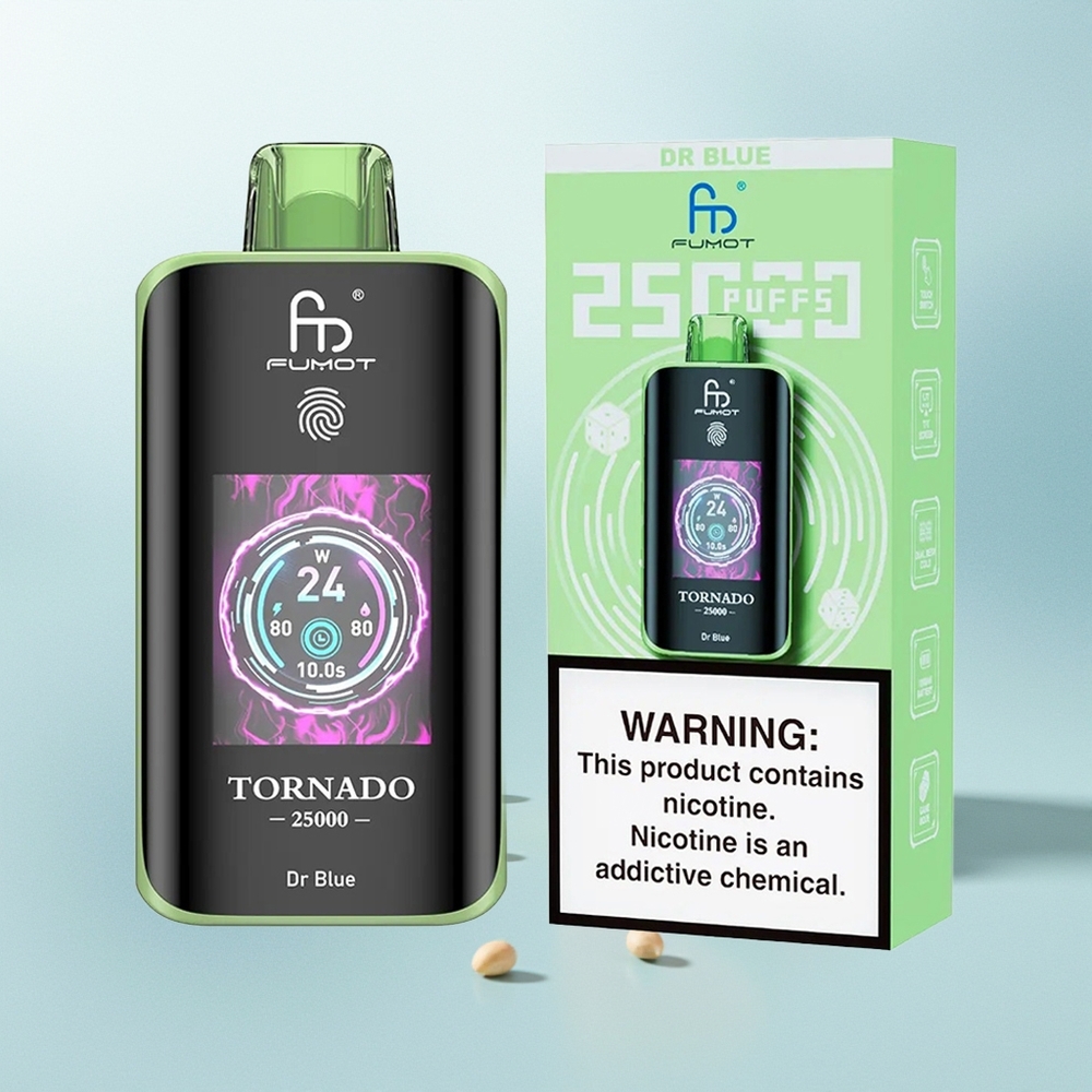 Fumot Tornado 25000 Puffs Dr Blue Ekran HD Akumulator 700mAh