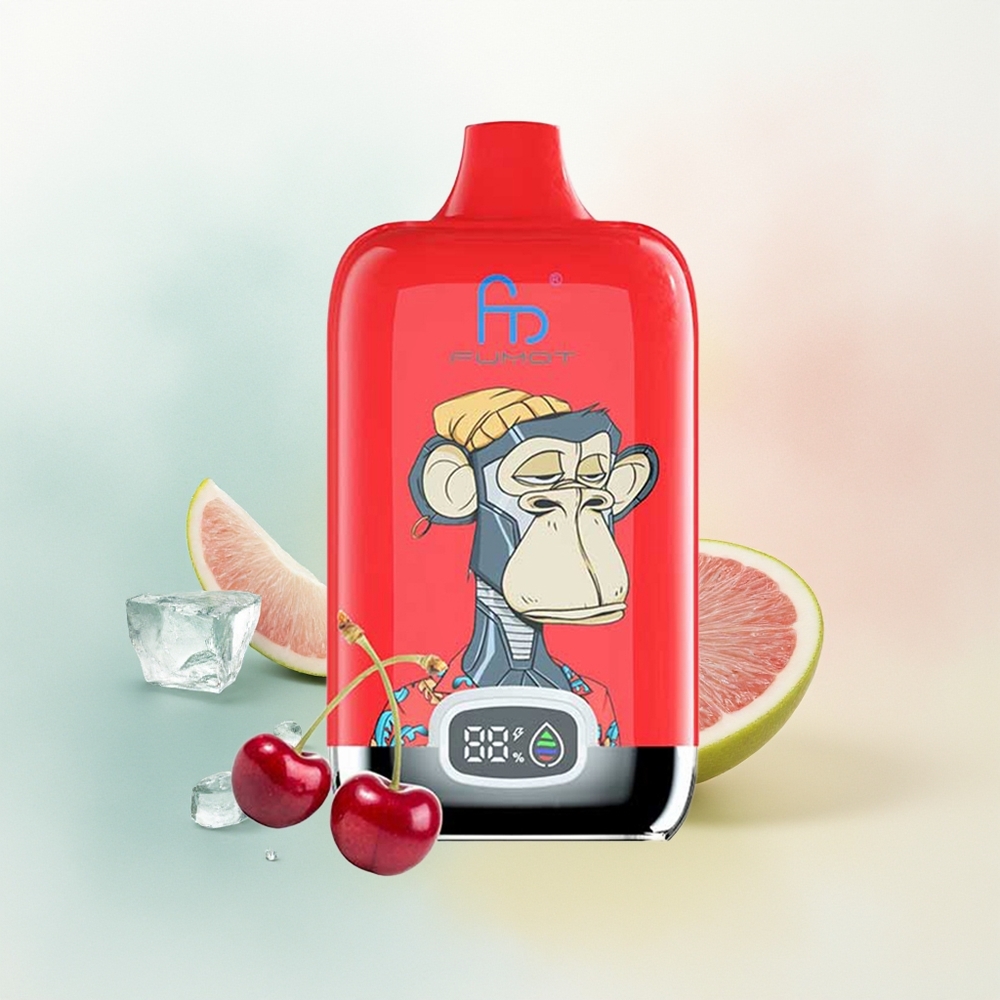 Fumot Tornado Digital Box 12000 Puffs Lodowy Smoczek MESH TYP-C