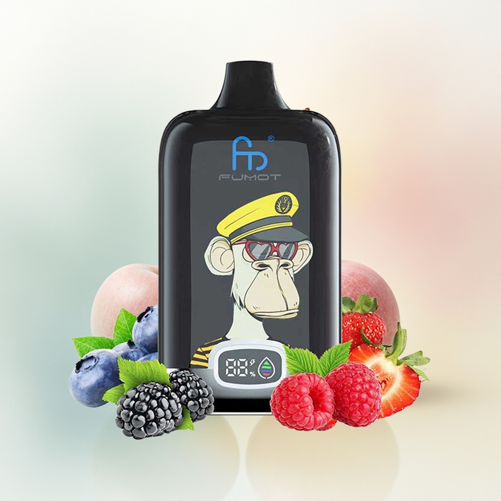 Fumot Tornado Digital Box 12000 Puffs Wiśniowy Cyklon MESH + TYPEC 20ML