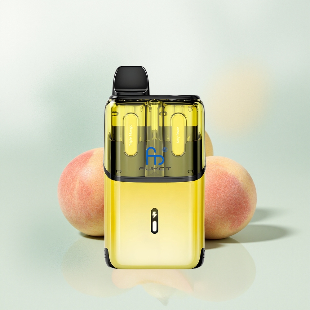 Fumot Ultra T32000 Puffs Potrójne Mango - Soczysta Brzoskwinia z Mesh i 800mAh