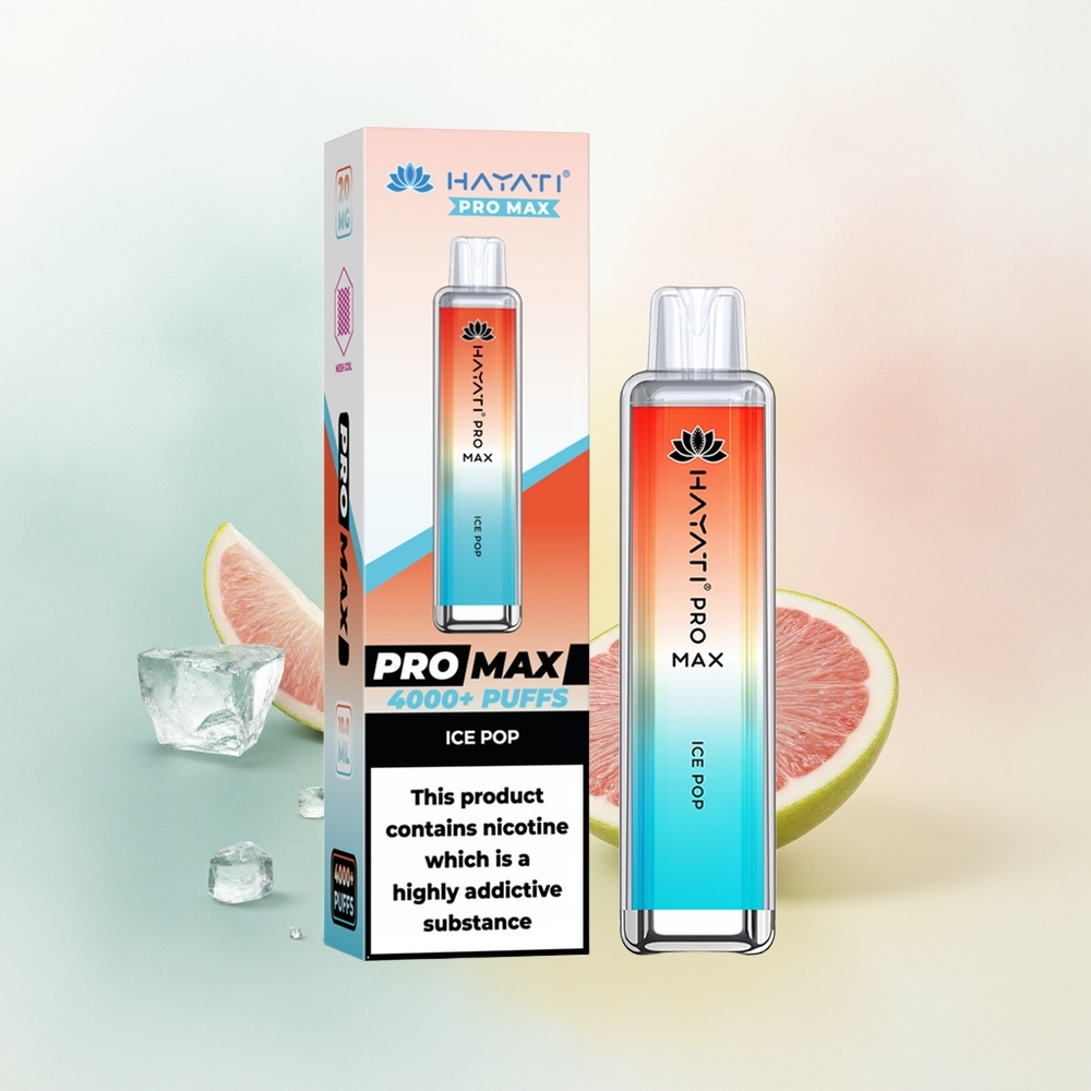 Hayati Pro Max 4000 Puffs Lodowy Smoczek Pro Max Dual Moc 5% Nikotyny