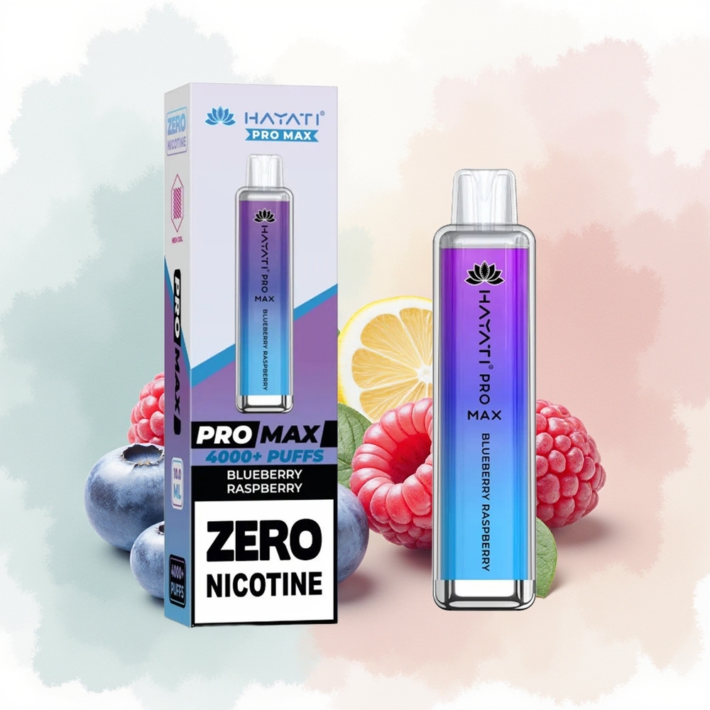 Hayati Pro Max 4000 Puffs Malinowa Borówka Hayati Pro Max 5% Nikotyna 1400mAh