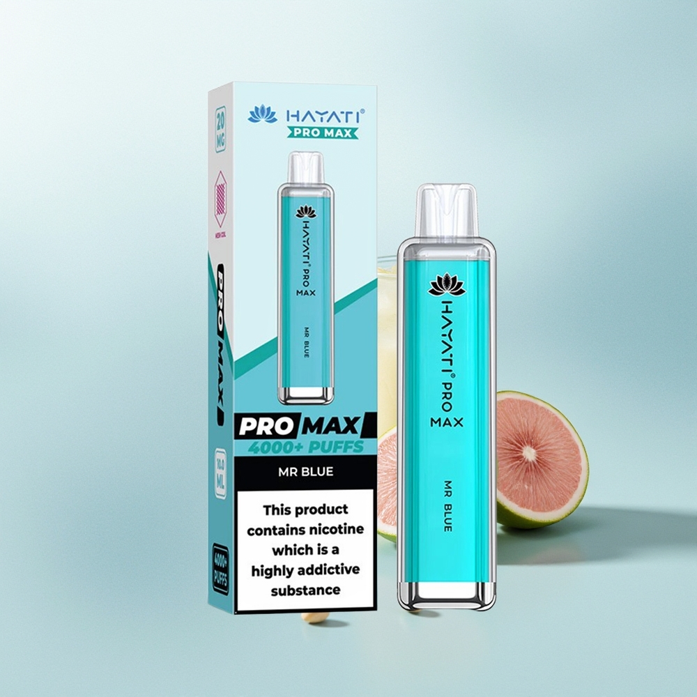 Hayati Pro Max 4000 Puffs Pan Niebieski Pro Max Dual Moc 5% Nikotyny
