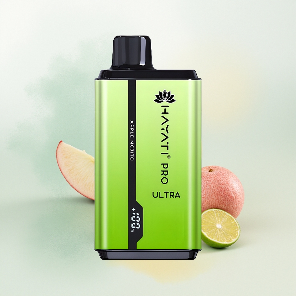Hayati Pro Ultra 15000 Puffs Apple Mojito 850mAh 12ml