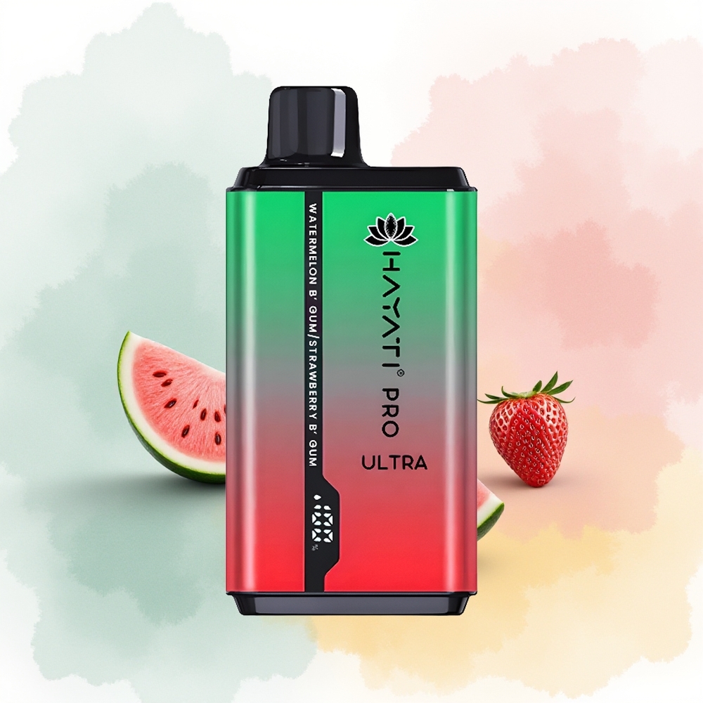 Hayati Pro Ultra 15000 Puffs Arbuzowa Guma Balonowa Truskawkowa Guma Balonowa 850mAh 24ml