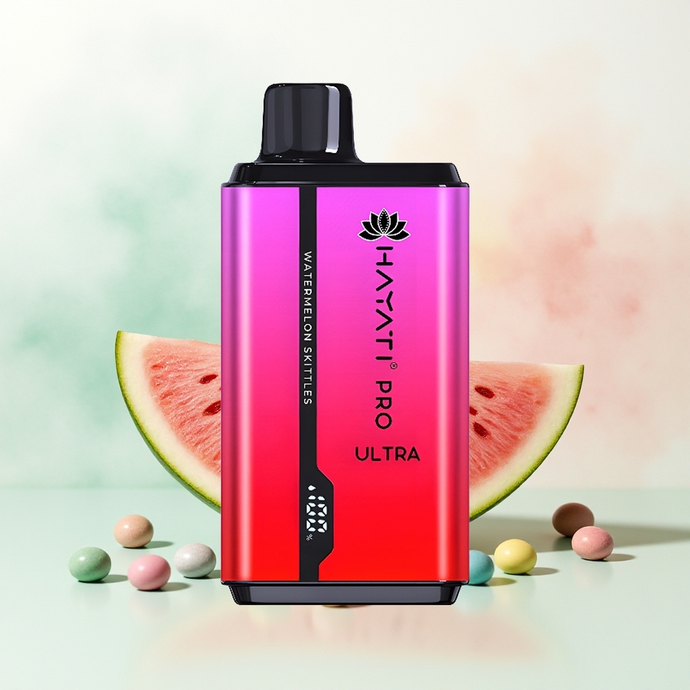 Hayati Pro Ultra 15000 Puffs Arbuzowe Skittles z 850mAh i 49 Smakami