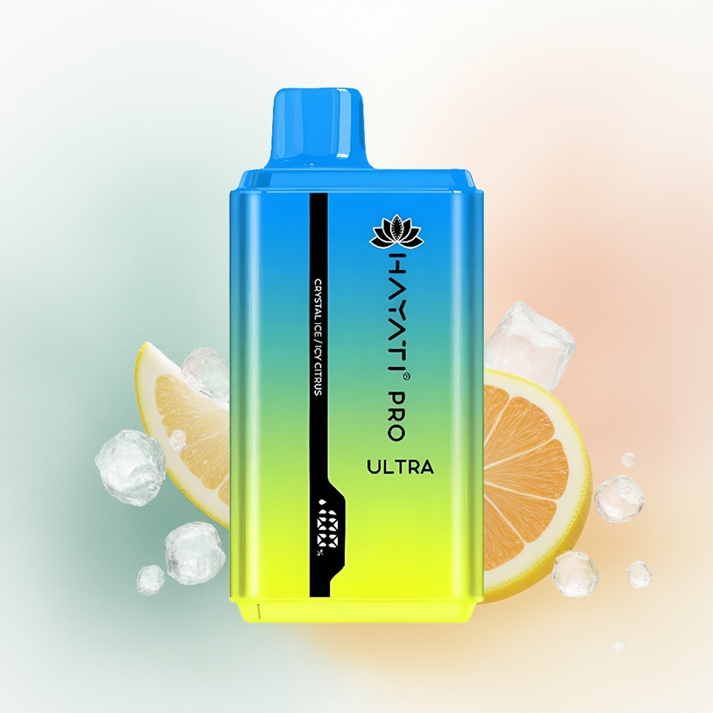 Hayati Pro Ultra 15000 Puffs Kryształowy Lód Mrożąca Cytrus 850mAh 12ml