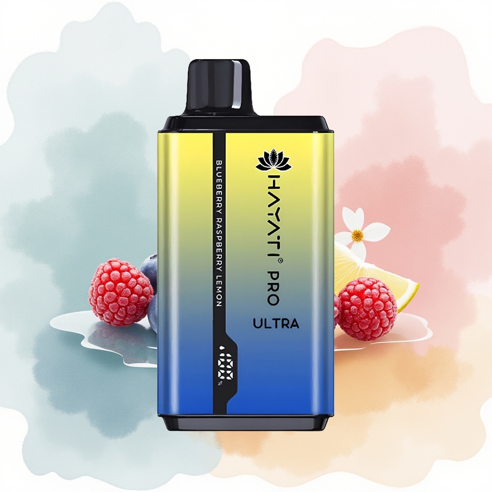 Hayati Pro Ultra 15000 Puffs Malinowa Jagoda Lemon z 12ml i 2% Nikotyny