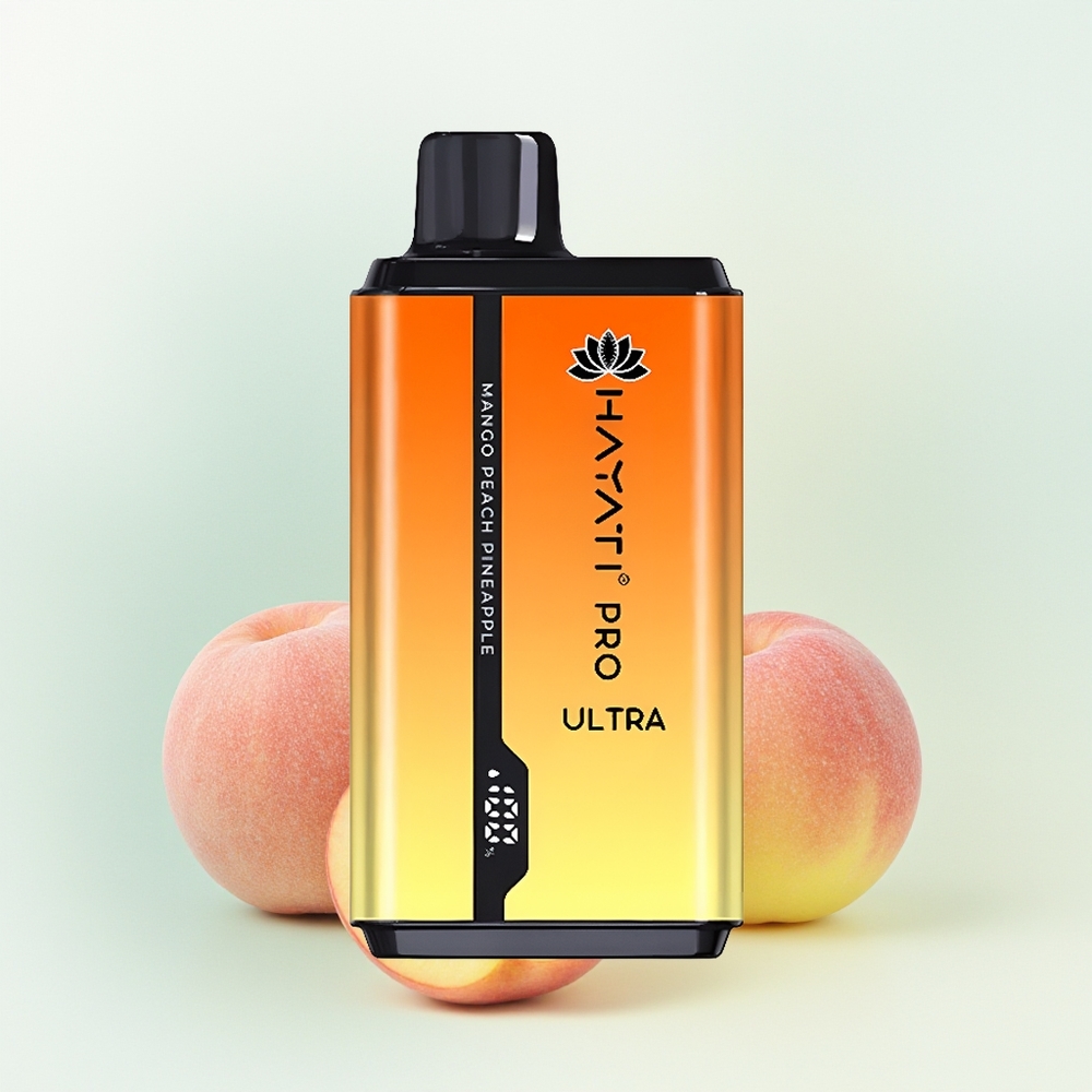 Hayati Pro Ultra 15000 Puffs Mango Brzoskwinia Ananas 850mAh 24ml