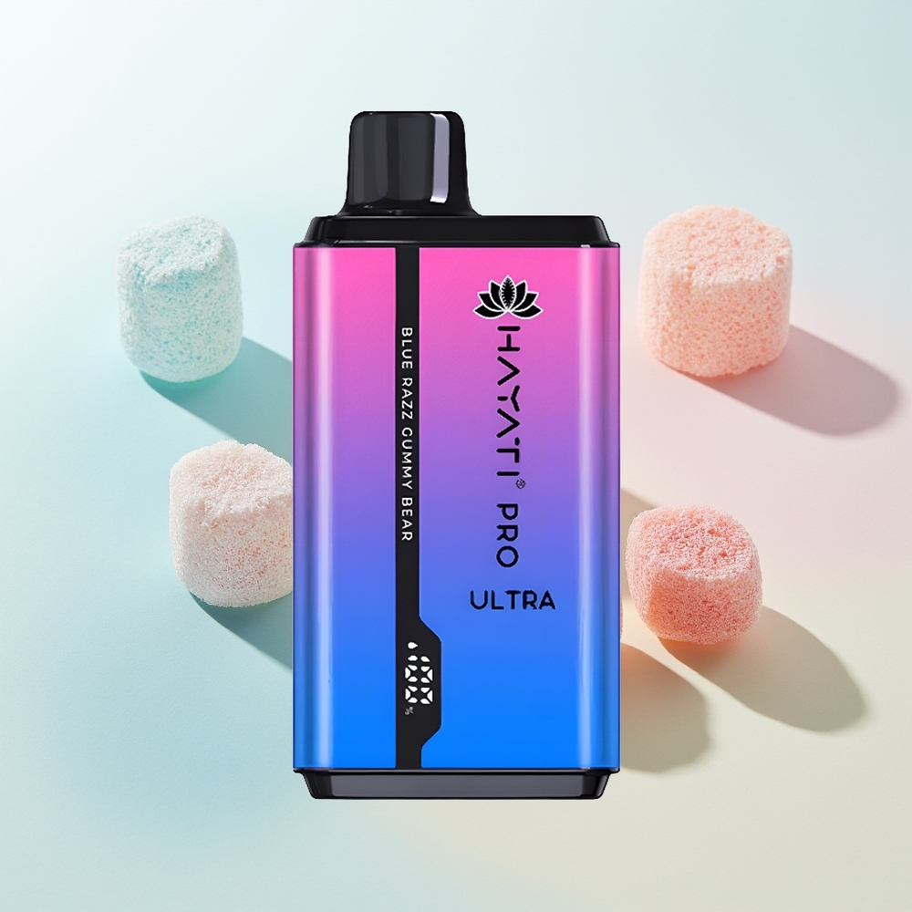 Hayati Pro Ultra 15000 Puffs Niebieski Żelkowy Miś Ultra 850mAh 12ml
