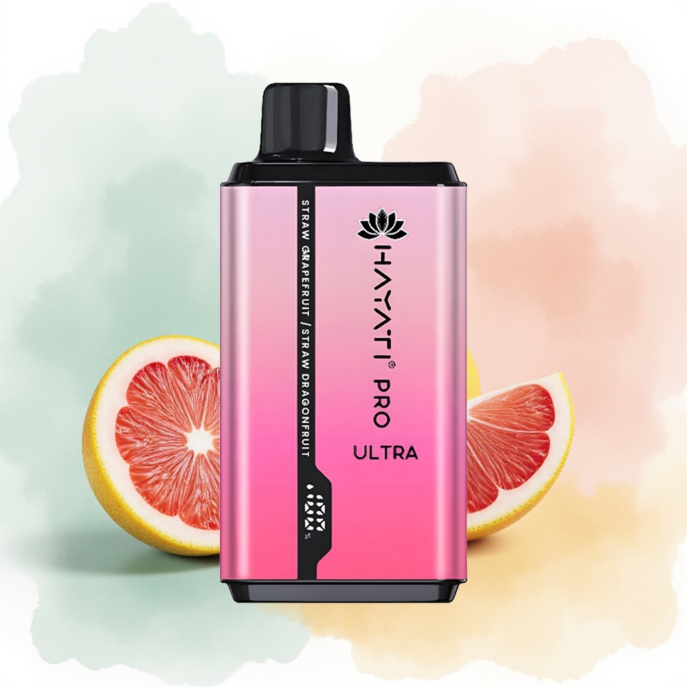 Hayati Pro Ultra 15000 Puffs Truskawka Grejpfrut Truskawka Pitaja z 850mAh i 12ml