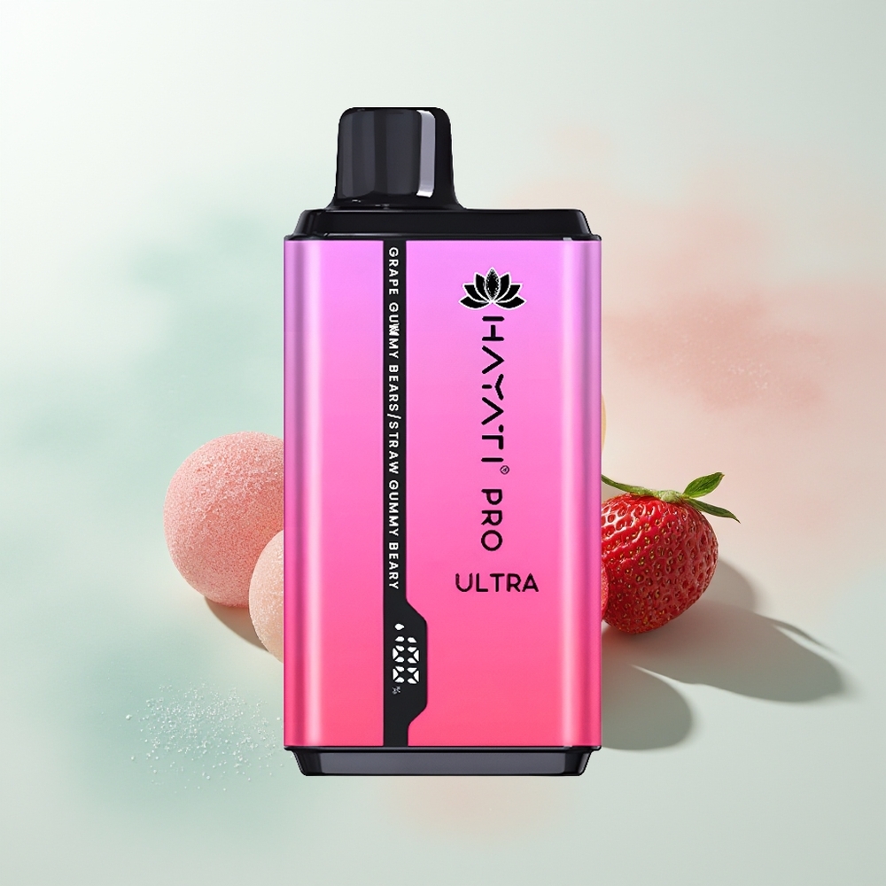 Hayati Pro Ultra 15000 Puffs Żelkowy Miś Winogronowy Truskawkowy 850mAh 24ml