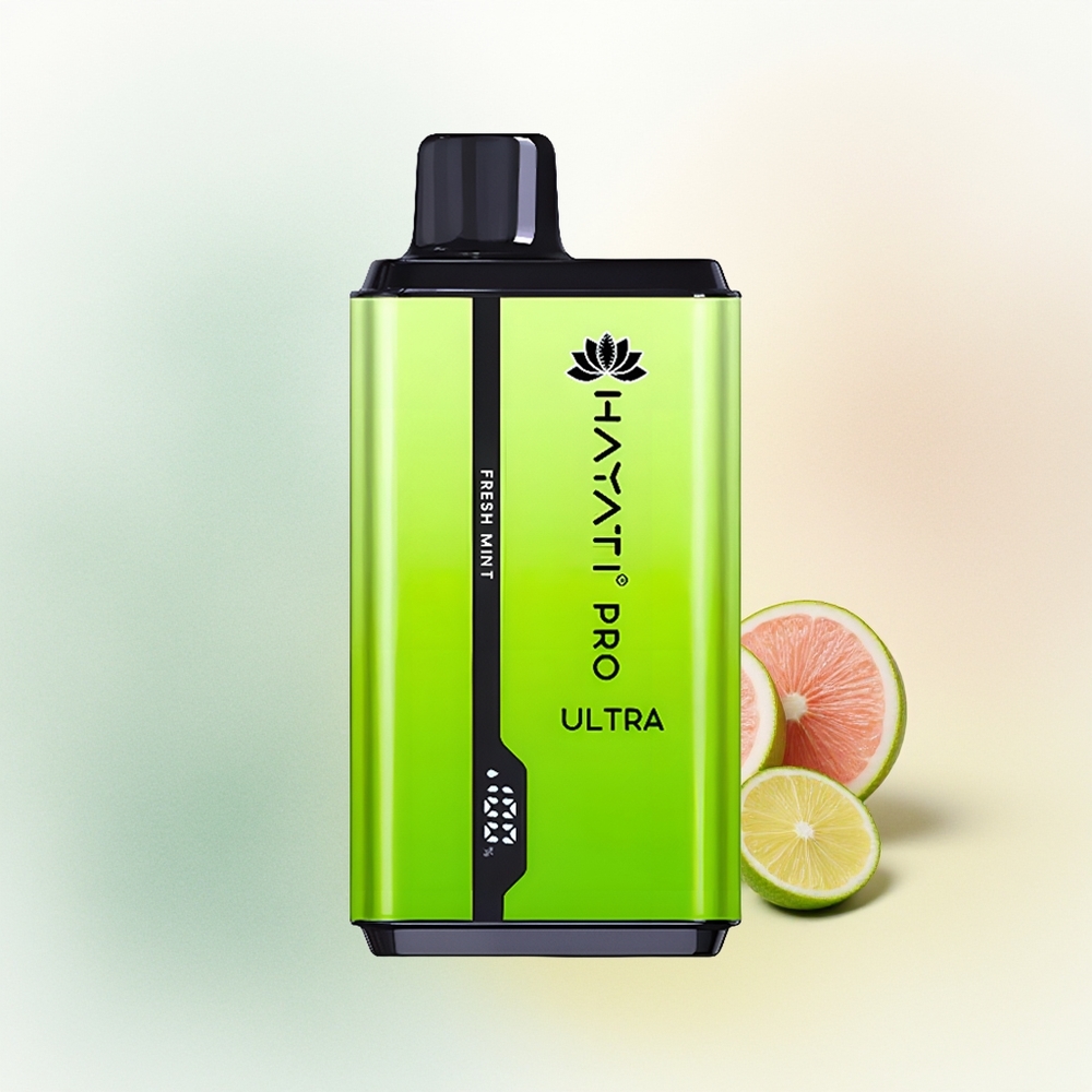 Hayati Pro Ultra 15000 Puffs Świeża Mięta Pro Ultra 12ml 2%