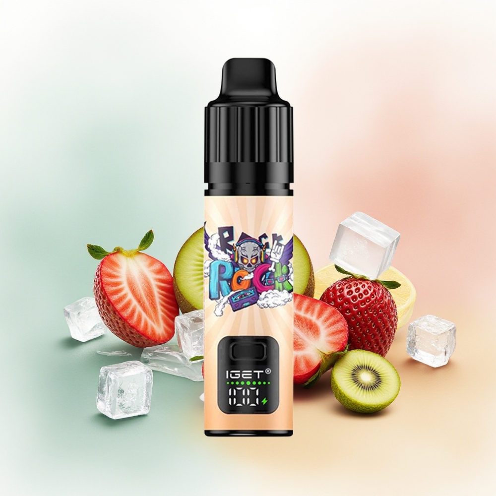 IGET BAR PLUS S3 POD 10000 Puffs Truskawkowy Kiwi Lód z 1,0 Ohm i 950 mAh