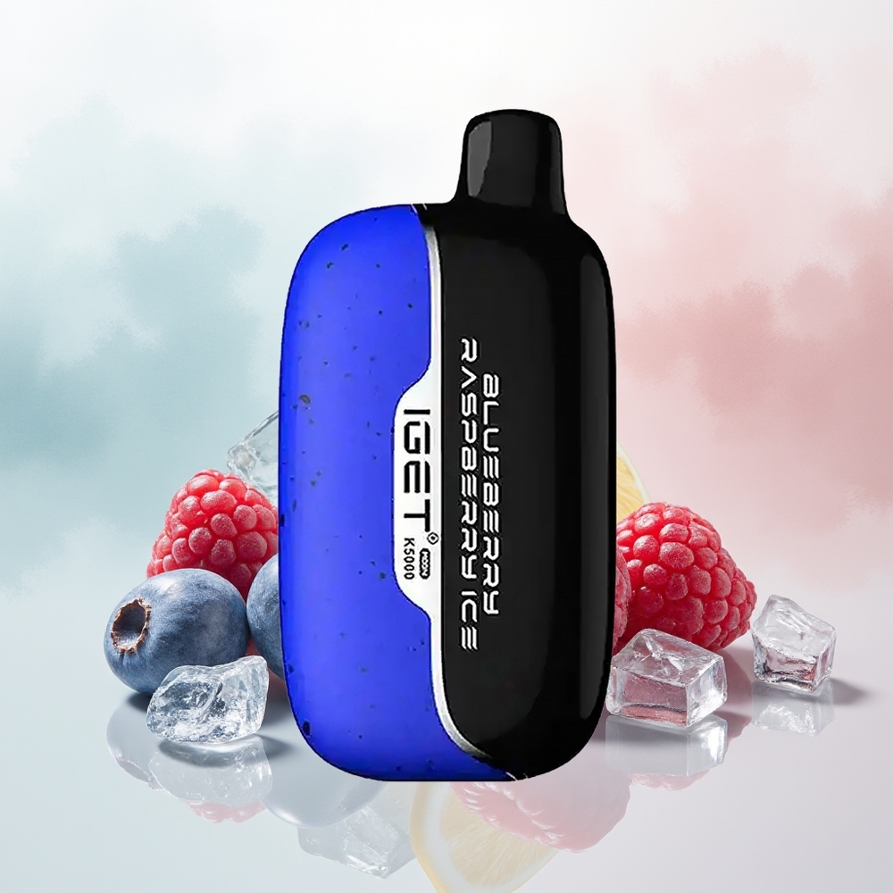 IGET Moon K5000 Puffs Lodowo-Malinowa Mięta z PC i Mesh 1.35 Ohm