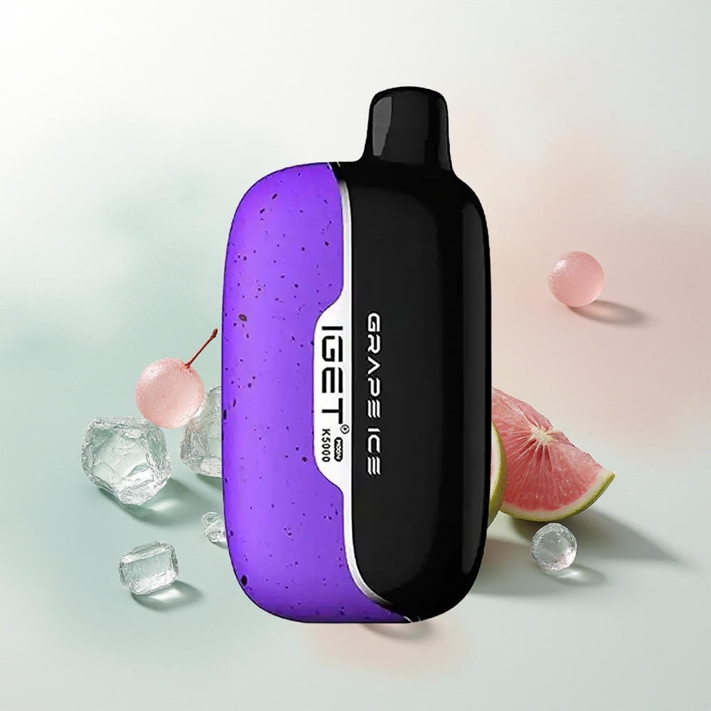 IGET Moon K5000 Puffs Lodowy Winogron 81.5g Mesh 1.35 Ohm