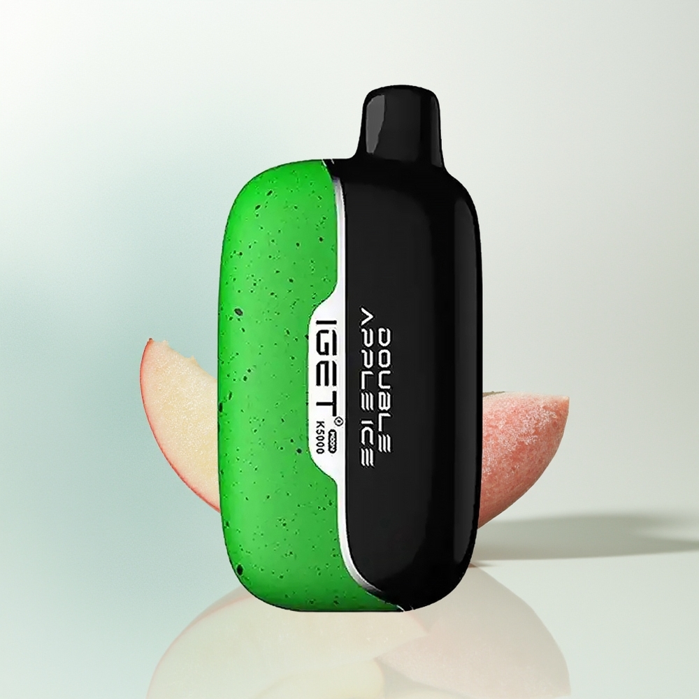 IGET Moon K5000 Puffs Podwójne Jabłko Lód z PC i 1.35 Ohm