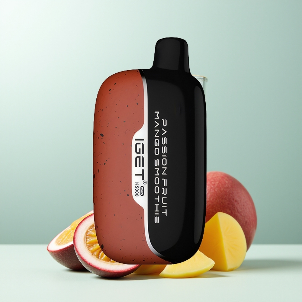 IGET Moon K5000 Puffs Smoothie z Marakują i Mango z PC i 1.35 Ohm
