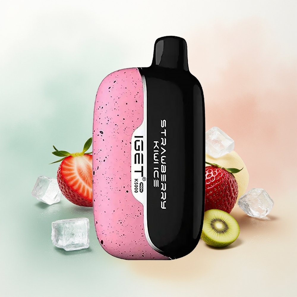 IGET Moon K5000 Puffs Truskawkowo-Kiwi Lód 81,5g 1,35 Ohm
