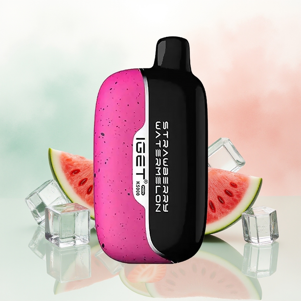 IGET Moon K5000 Puffs Truskawkowy Arbuzowy Lód 81.5g 1.35 Ohm