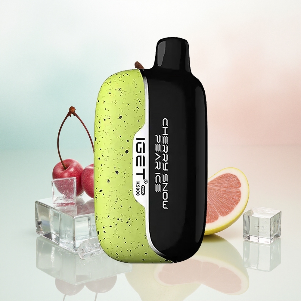 IGET Moon K5000 Puffs Wiśniowa Śnieżna Gruszka Lód z PC i 1.35 Ohm