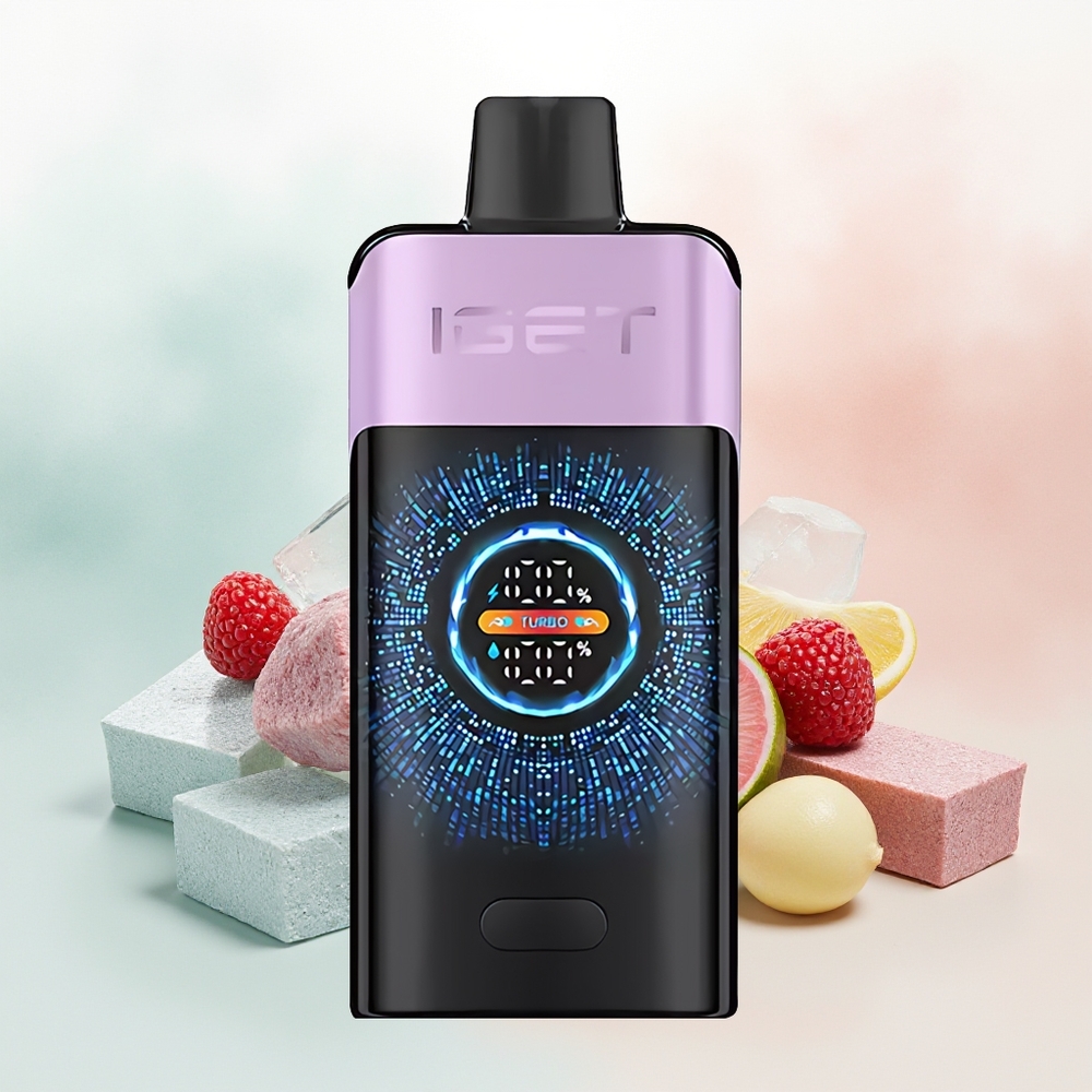 IGET ONE 12000 Puffs Lodowe Owoce Leśne z Ekranem Kolorowym i Baterią 2700 mAh