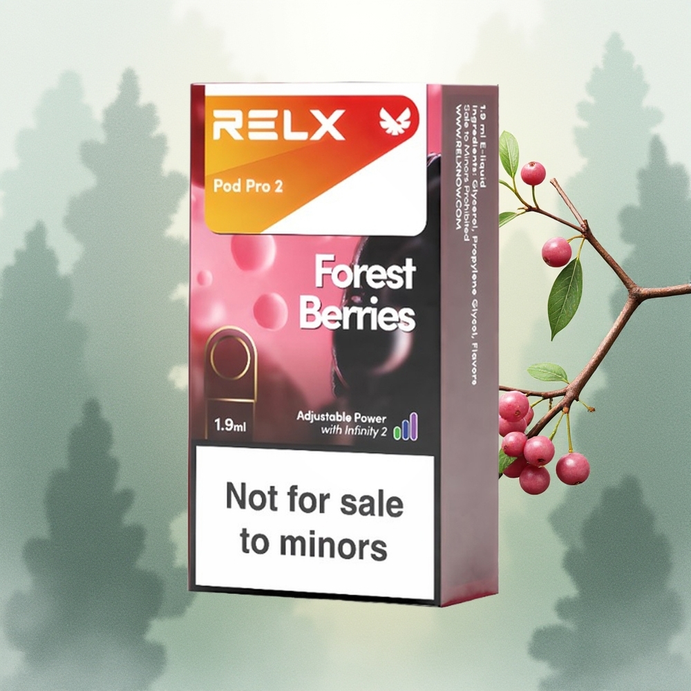 Relx Pod Pro 2 Vape Device Puffs Leśne Owoce Pro 2 - 1.9ml / 3 Tryby: Eco, Smooth, Boost