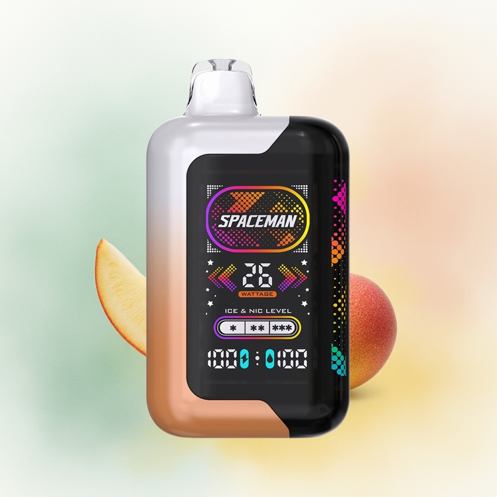 SMOK SPACEMAN SP40000 Puffs Kwaśne Mango Miodowa Rosa 20ml 50mg