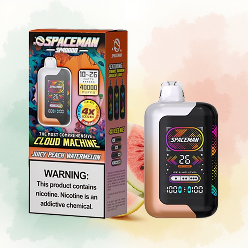 SMOK SPACEMAN SP40000 Puffs Soczysta Brzoskwinia Arbuz z 20ml i 50mg/ml