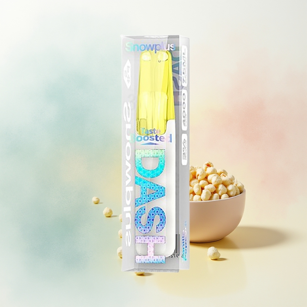 Snowplus Dash 4000 Puffs Waniliowy Popcorn Ceramiczny 530 mAh
