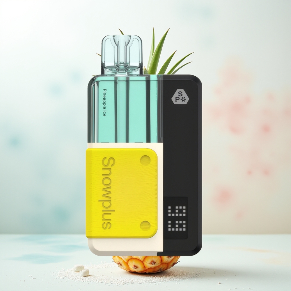 Snowplus Swift 15000 Puffs Pod Kit Puffs Ananasowy Lód Podwójna Siatka 1000 mAh