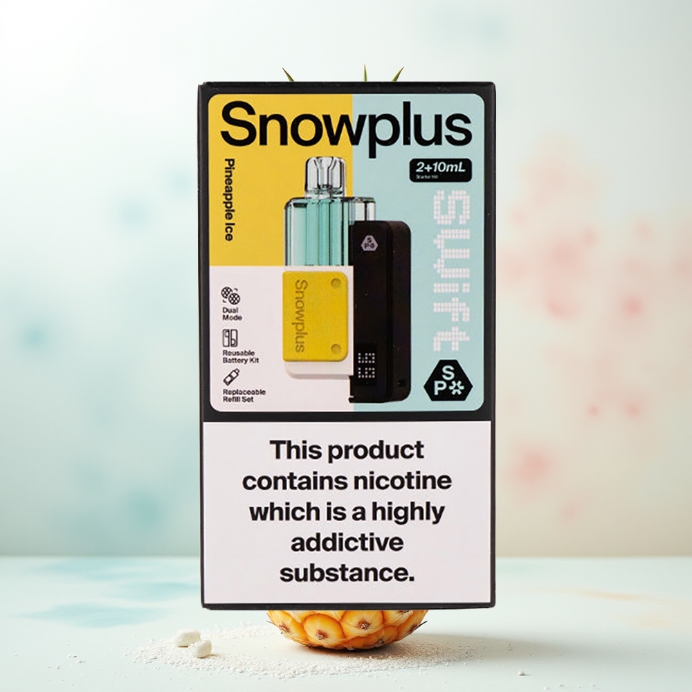 Snowplus Swift 5000 Puffs Ananasowy Lód Podwójna Siatka 1000 mAh