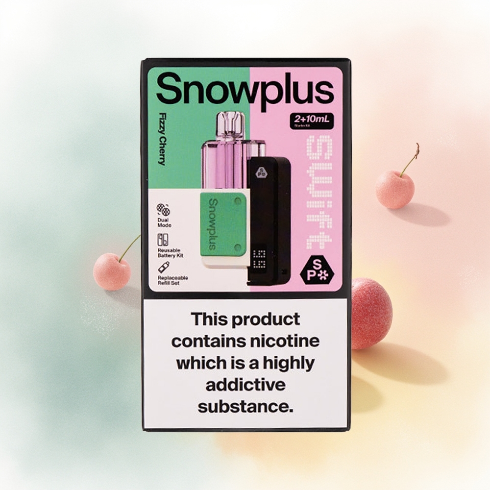 Snowplus Swift 5000 Puffs Gazowana Wiśnia Podwójna Siatka 1000 mAh