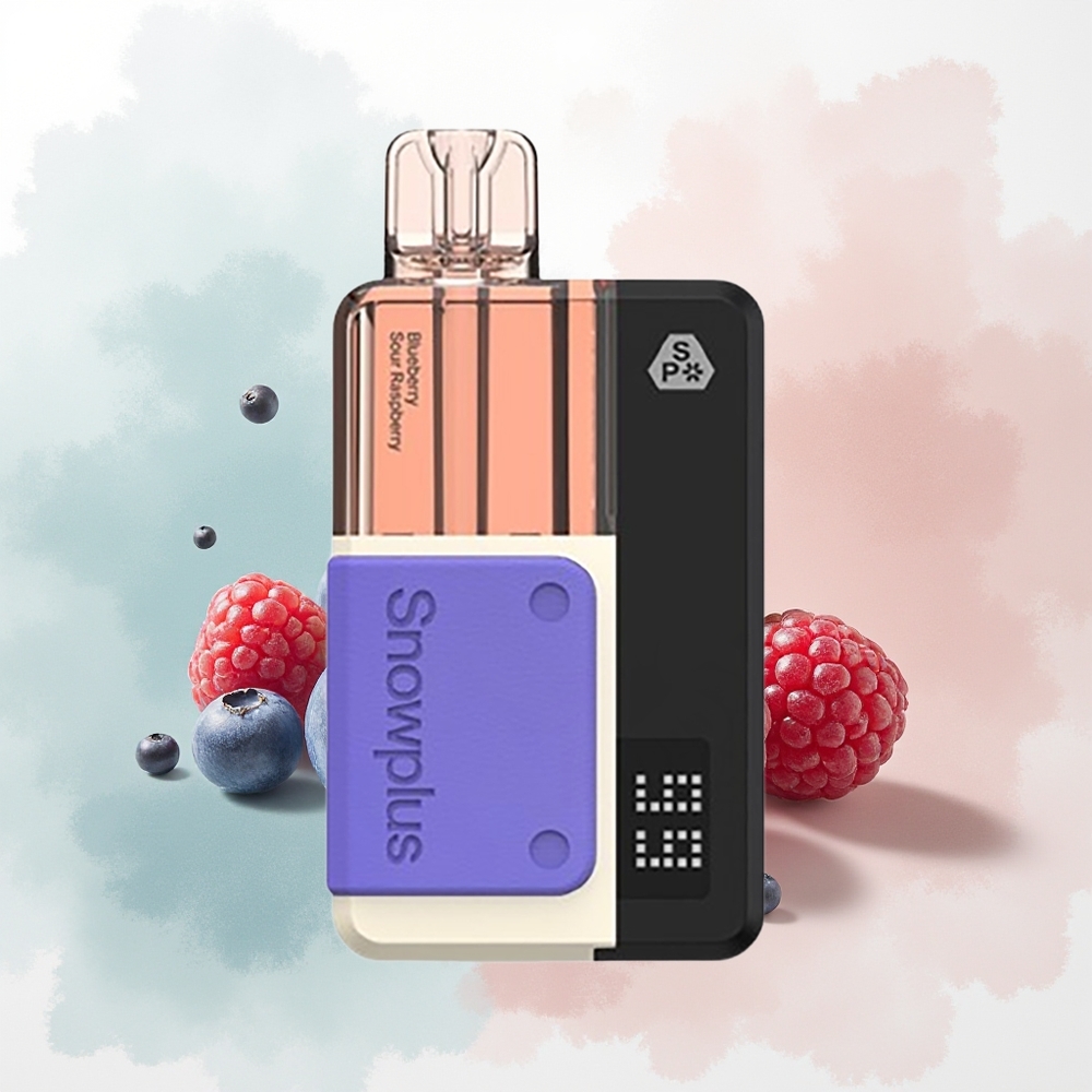 Snowplus Swift 5000 Puffs Malinowa Kwaśna Borówka Podwójna Siatka 65 g