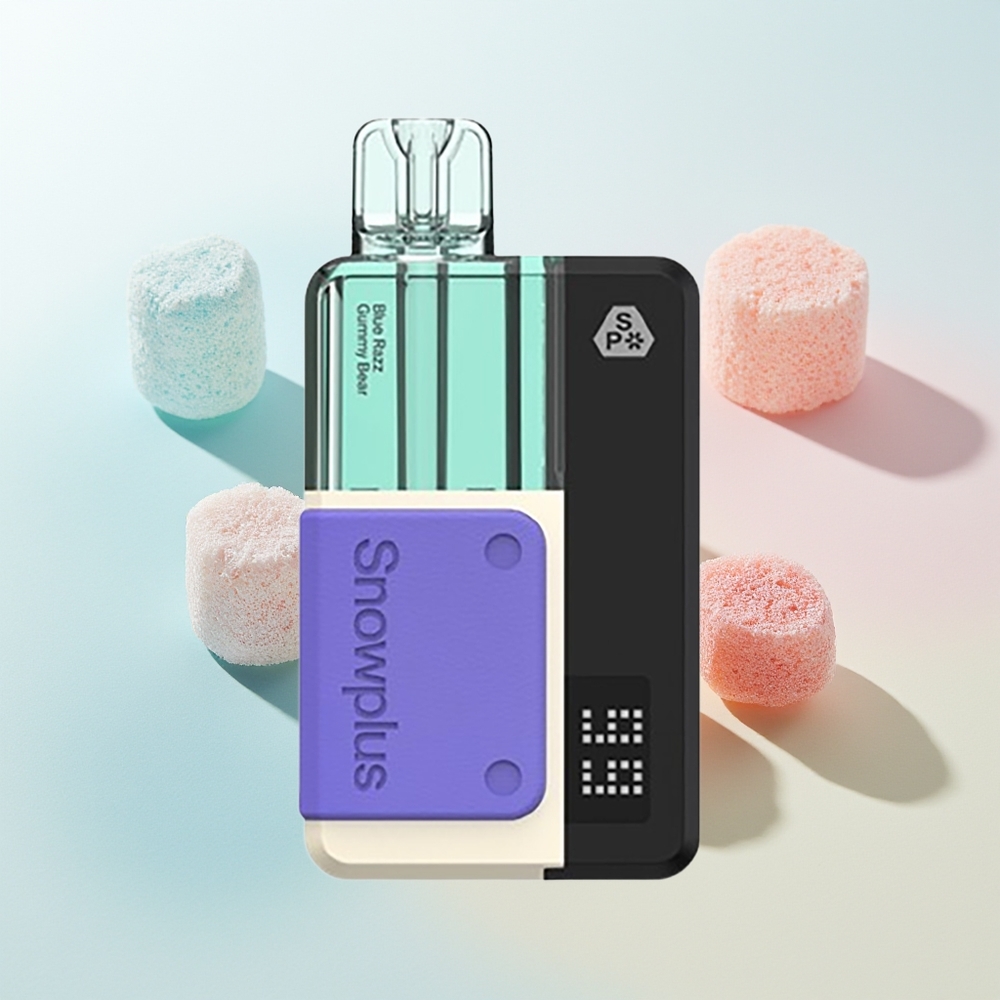 Snowplus Swift 5000 Puffs Niebieski Żelkowy Miś Dual Mesh 1000 mAh