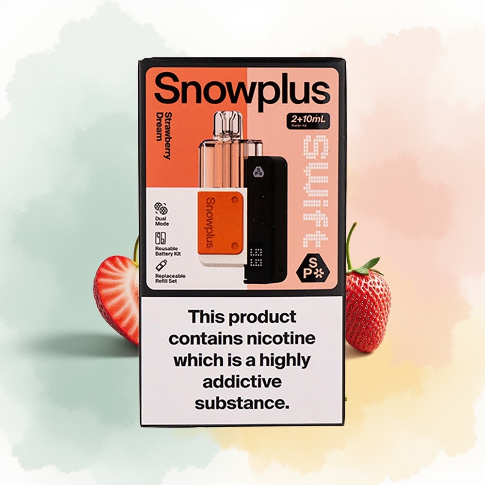 Snowplus Swift 5000 Puffs Truskawkowy Sen Podwójna Siatka 1000 mAh