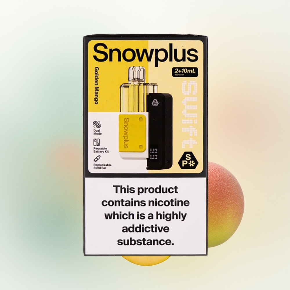 Snowplus Swift 5000 Puffs Złote Mango Dual Mesh 1000 mAh